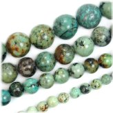 African Turquoise Gemstone Beads Set