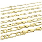 Golden Figaro Necklace & Bracelet Set