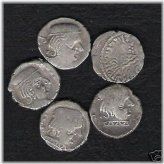 Ancient Indian Silver Drachm Coin from the Western Satraps