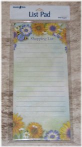 Floral Flutter Magnetic List Pad