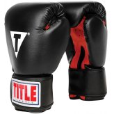 Classic Hook and Loop Training Gloves - Black/Red