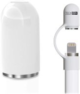 Magnetic Cap and Holder for Apple Pencil by TechMatte (White, 1 Pack)