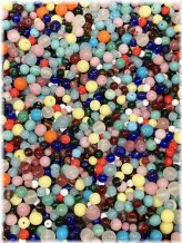 Cherry Blossom Glass Bead Assortment