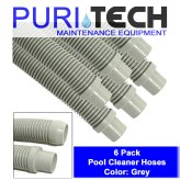 Grey Pool Vacuum Hose Pack for Efficient Cleaning