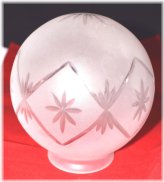 Etched Glass Ball Shade