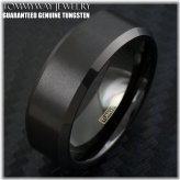 Midnight Brush Wedding Band