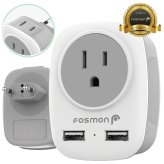 Global Power Solution - Universal USB Wall Adapter for International Travel