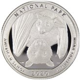 American Samoa National Park Silver Proof Quarter