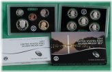 Silver 2017 Annual Coin Proof Set with Original US Mint Box and COA