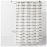 Monochrome Stripe Shower Curtain