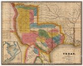 Galveston Land Grants Map - 1830s Vintage Print (20x24)