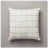 Grid Lines Matelassé Euro Pillow Sham