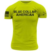 Safety Green Grunt Style T-Shirt - Blue Collar American