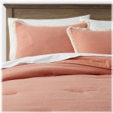 Terracotta Tassel Border Pillow Shams