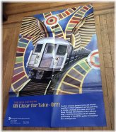 Clear for Takeoff Subway Art Poster