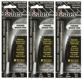 Bold Black Refills by Fisher - Pack of 3