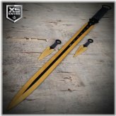 Golden Shadow Machete Katana