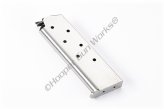 Stainless Steel 1911 45 ACP Magazine - 7 Round Full Size
