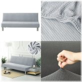 StretchFit Solid Color Sofa Cover