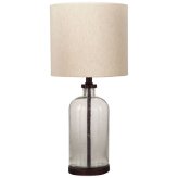 Clear Bronze Glow Table Lamp