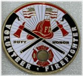 Respectful Tribute Coin for Volunteer Firefighters