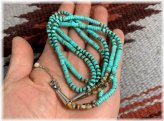 Turquoise Heishi Multi-Strand Necklace