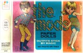 Retro Chic Paper Doll Set: Groovy 1960s Mod Style with Laser-Sharp Reproduction and Original Size