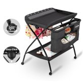 Mobile Diaper Changing Station with Storage