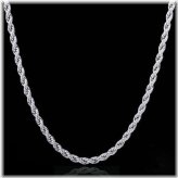 Sterling Rope Necklace