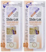 Slide-Lok Bi-Fold Door Child Safety Lock (2 Pack)