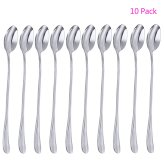 Stainless Steel Long-Handled Spoon Set