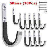 Handcrafted Felt-Lined Wall Mount Gun Hooks