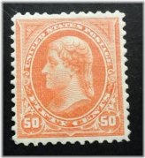 Deep Orange Thomas Jefferson - 1895 Mint LH Stamp