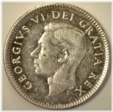 1950 Canadian Silver Dime