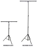 TrussMate Portable Lighting Stand with Tripod Base and T-Bar