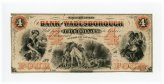 The Bank of Wadesborough 1860 $4 Note from North Carolina