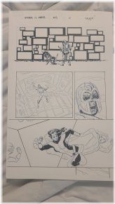 Deadpool vs. Magneto Original Artwork Page