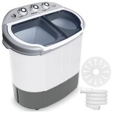 CompactClean 2-in-1 Gray Laundry System
