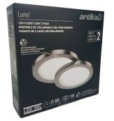 Round LED Motion-Sensing Closet Light Set by Artika