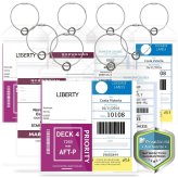 Travel Tag Pack for Popular Cruise Lines