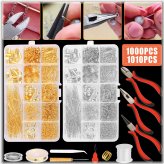 Complete Jewelry Crafting Set with Repair Tools and Supplies