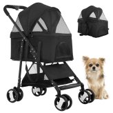 PawRider Multifunctional Pet Transporter with Detachable Carrier