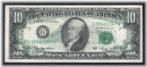 Back-to-Face Print Error on 1993 $10 Federal Reserve Note