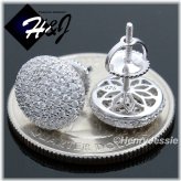 Silver Frost Stud Earrings