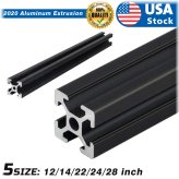 Aluminum Linear Rail in Black Finish