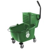 Green Wringer Mop Bucket