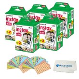 RetroPrint Film Pack with Decorative Stickers - 100 Sheets for Fujifilm Mini Cameras