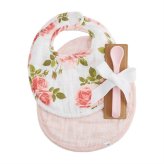 Blossom Buds Muslin Bibs & Spoon Set