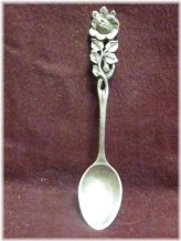 German Rose Demitasse Spoon