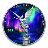 Northern Lights Libertad Silver Coin (2023 Edition)